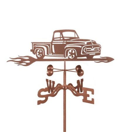 Ez Vane EZ Vane EZ1020-GR Ford Truck Weathervane with Garden Mount EZ1020-GR